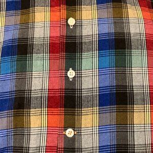 Bullock and Jones Men's Rich Colored Plaid Shirt
